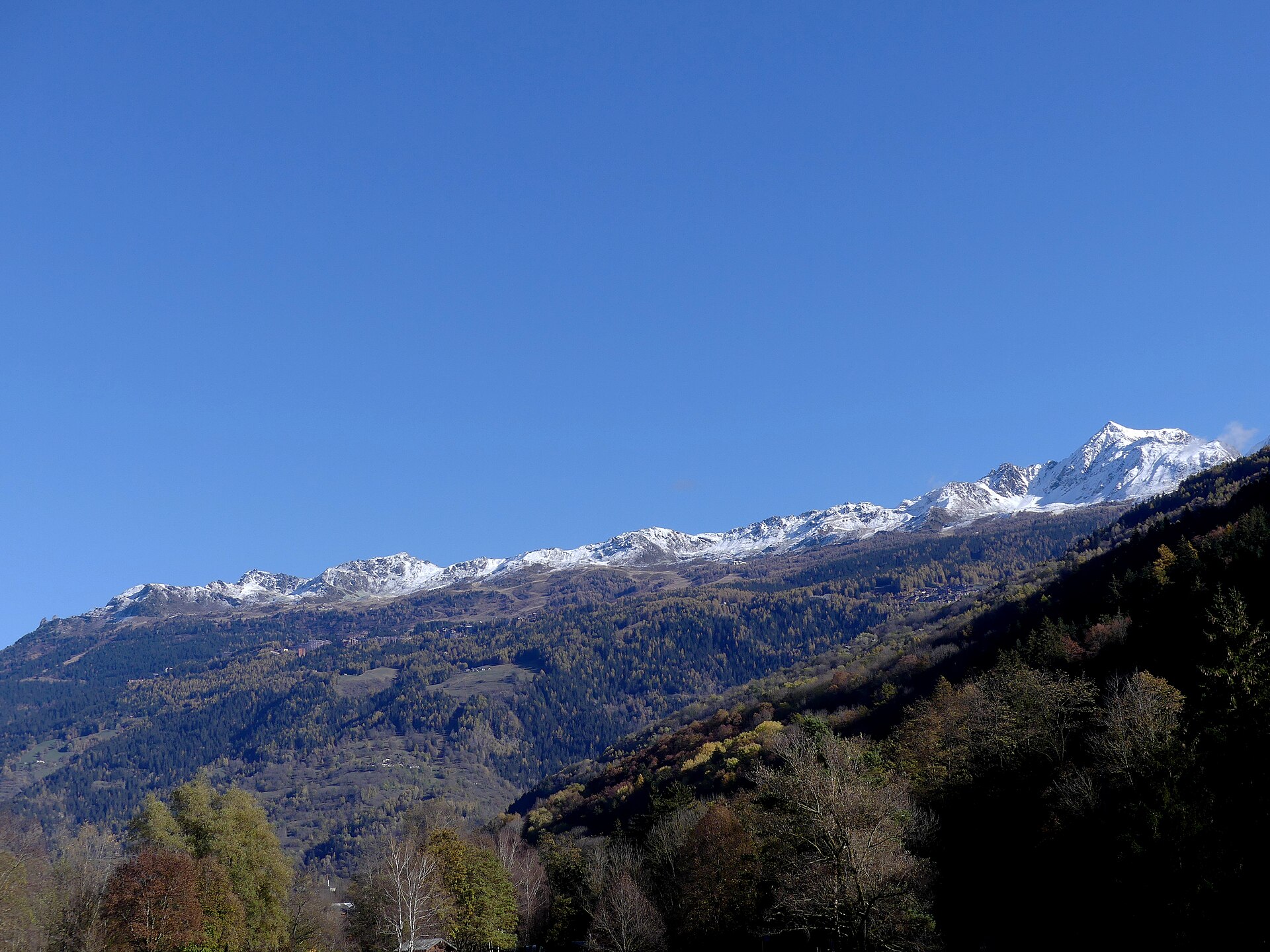 Premières neiges d’automne sur les Alpes et les Pyrénées